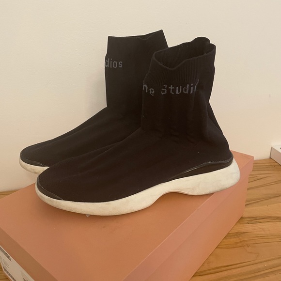Acne studios sock sneakers in black size 38 - Picture 15 of 16